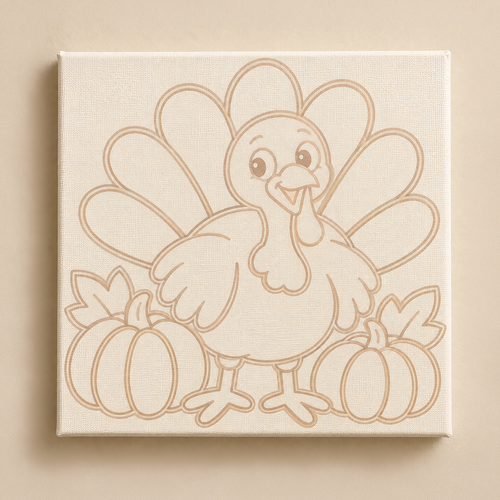 Gobble Gobble Guided Canvas Kit
