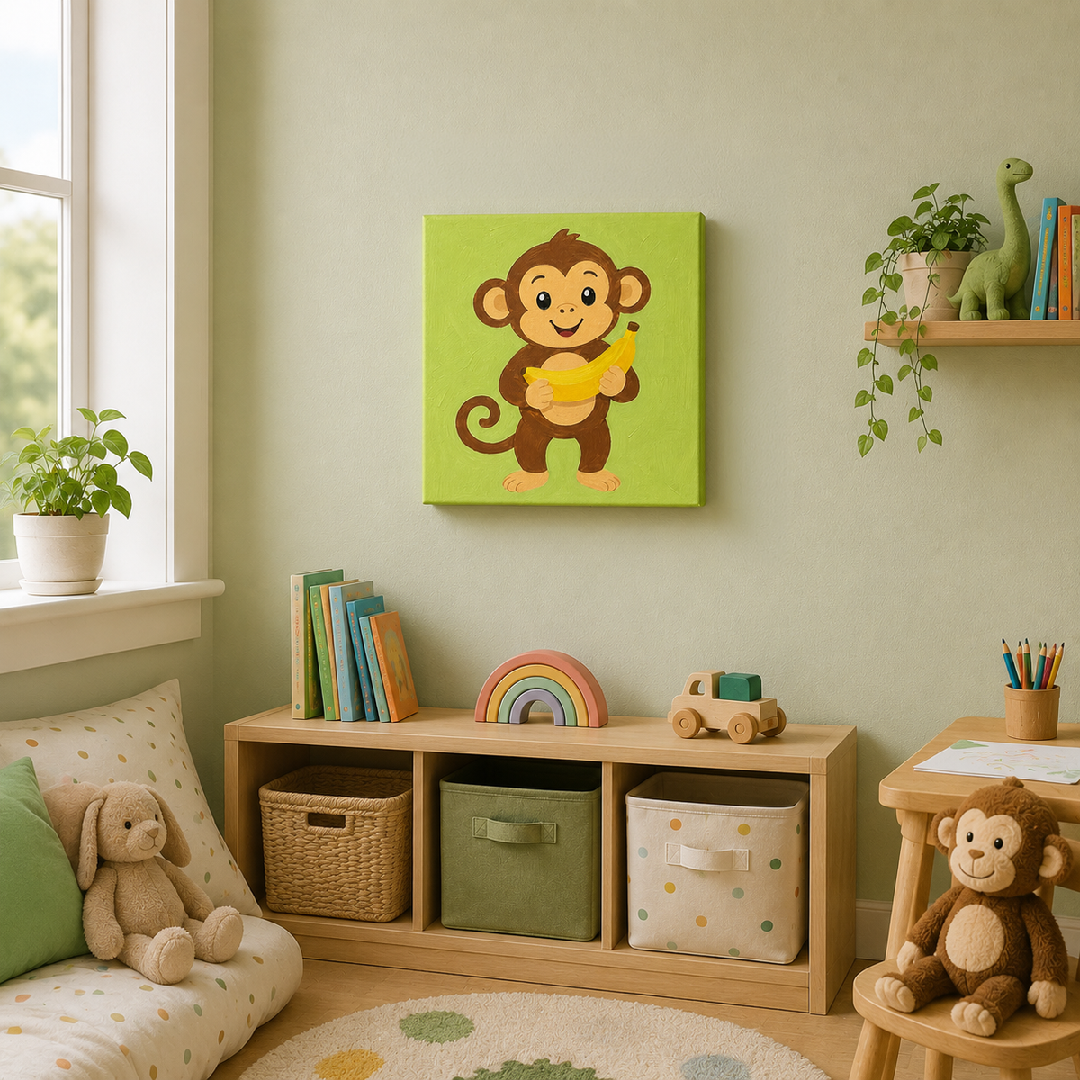 Monkey Business Guided Canvas Kit