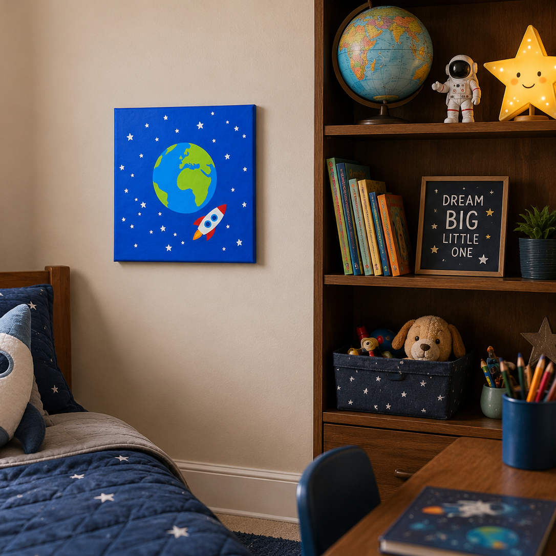 Journey Around Earth Guided Canvas Kit