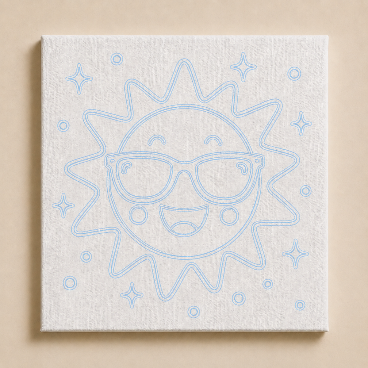 Cool Little Sunshine Guided Canvas Kit