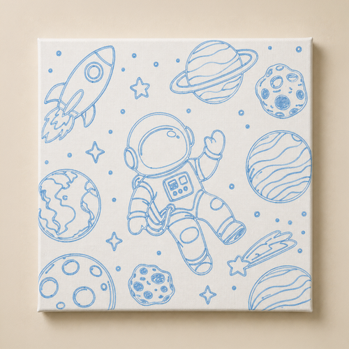 Beyond The Moon Guided Canvas Kit