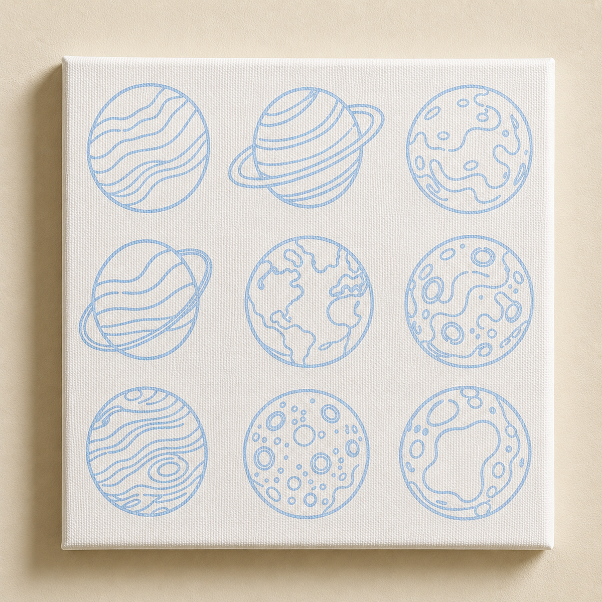 Planet Parade Guided Canvas Kit