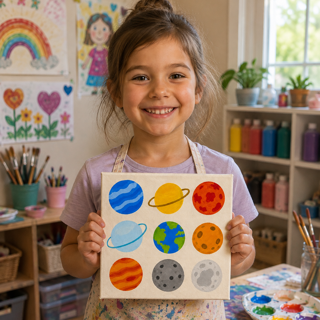 Planet Parade Guided Canvas Kit