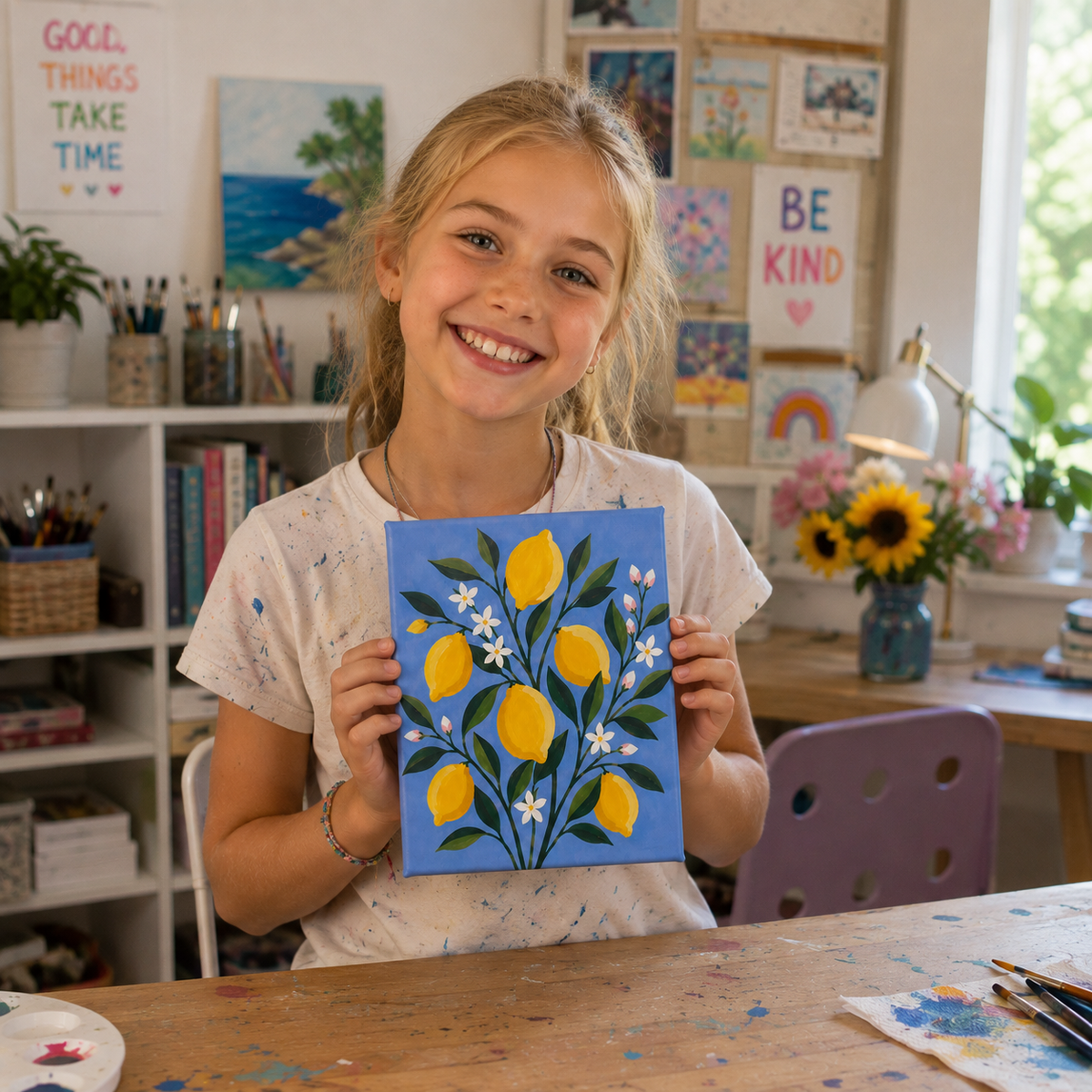 Lemons -  Guided Canvas Kit