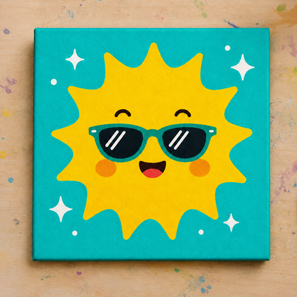 Cool Little Sunshine Guided Canvas Kit