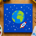 Journey Around Earth Guided Canvas Kit