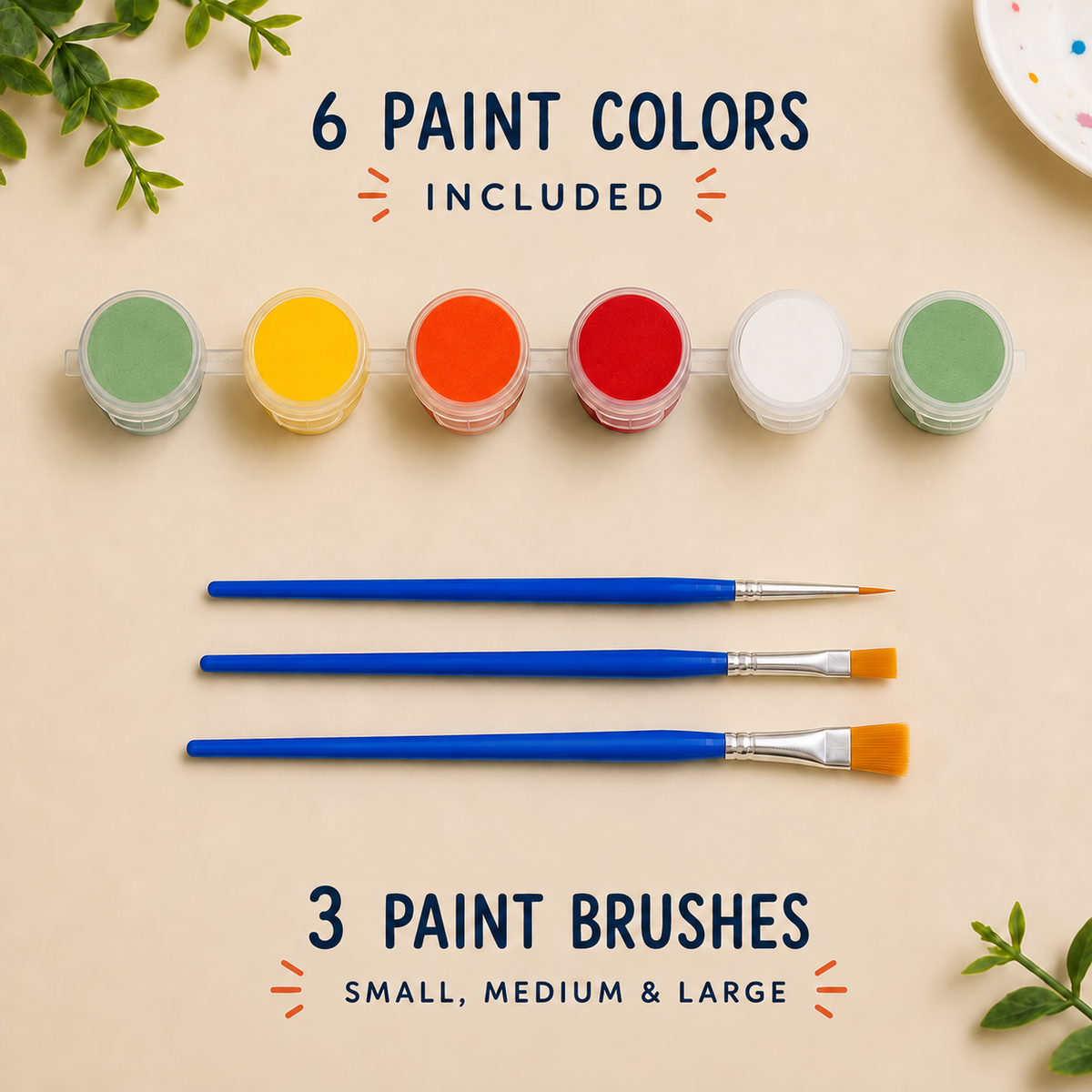 Three Little Leaves Guided Canvas Kit
