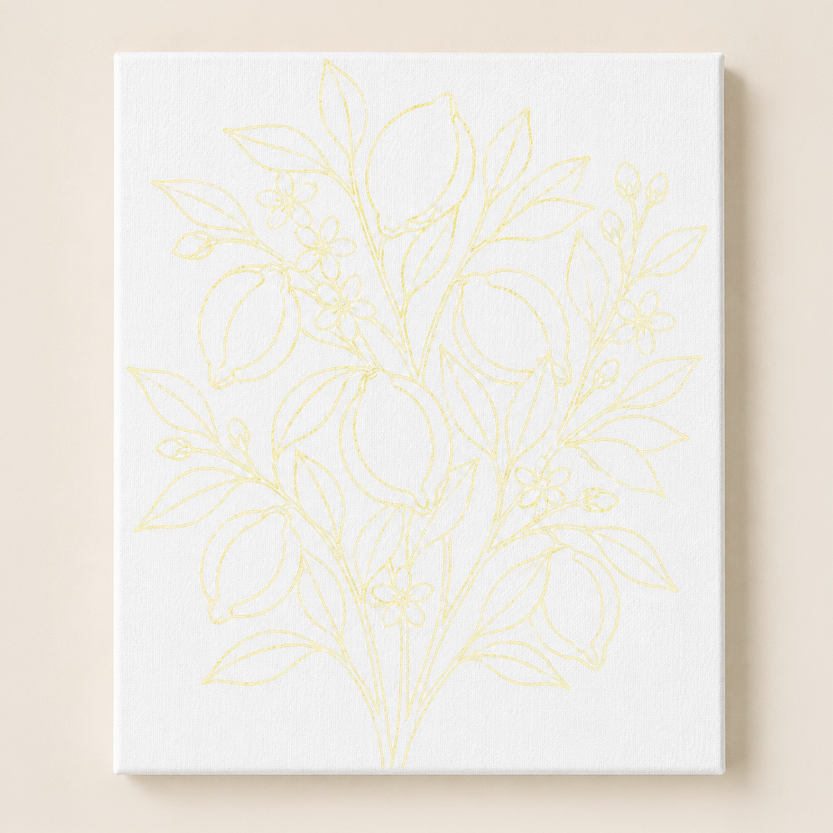 Lemons -  Guided Canvas Kit