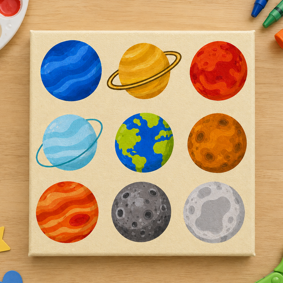 Planet Parade Guided Canvas Kit